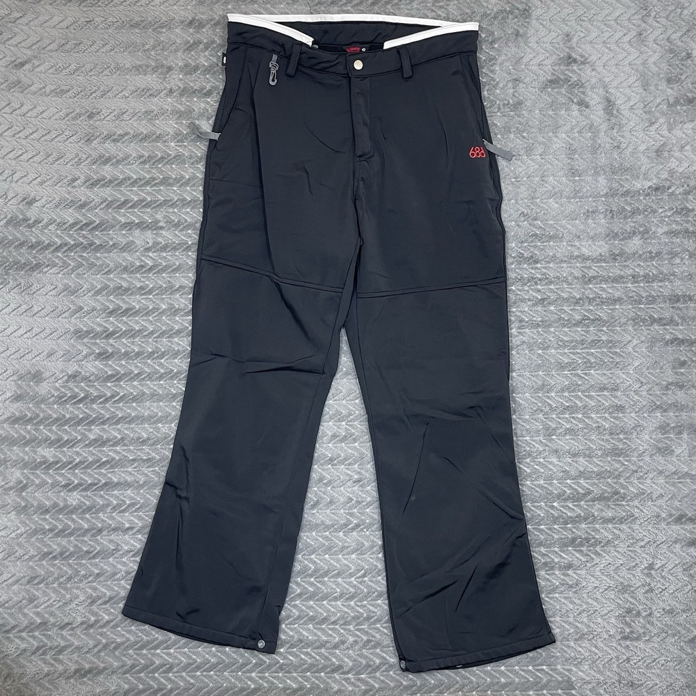 686 Pants Men Small Black Fleece Liner For 3-In-1 Snowboard Ski Outdoors
